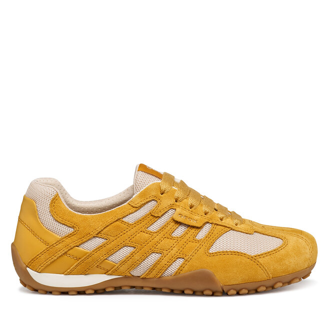 Sneakersy Geox D Snake Original D65B0A 01420 C2V1S Żółty - kobiece