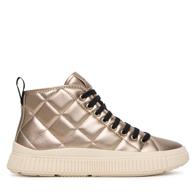 Sneakersy Geox J Laquinny J56M3F 000NF C2010 D Złoty - dziewczęce
