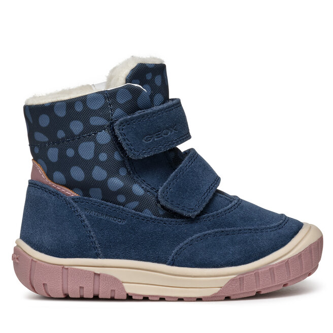 Kozaki Geox B Omar Girl Wpf B462LB 022MN C4002 M Granatowy - dziewczęce