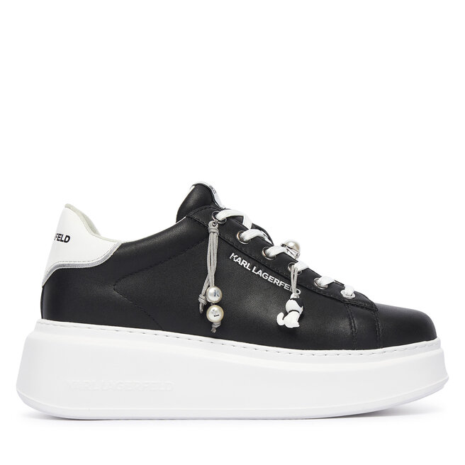 Sneakersy KARL LAGERFELD Anakapri KL63516T Czarny - kobiece
