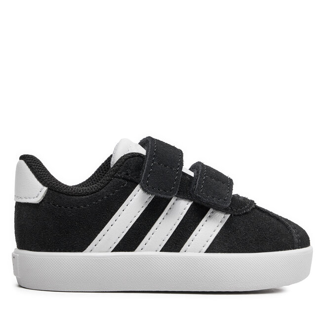 Sneakersy adidas VL Court 3.0 ID9158 Czarny - chłopięce
