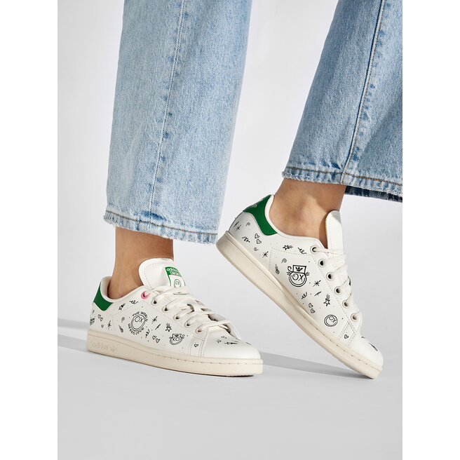 Sneakersy adidas Stan Smith J GY1786 Biały - kobiece