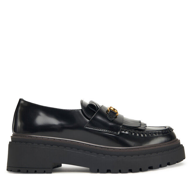 Loafersy Nokwol Perry Czarny - kobiece