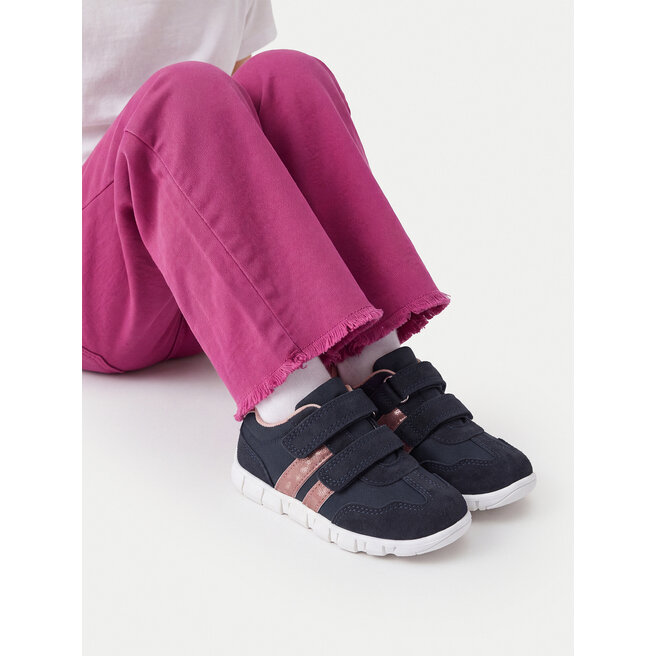 Sneakersy DeeZee CEO-CM251131-1 Granatowy - dziewczęce