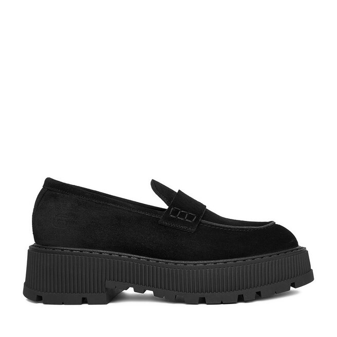 Loafersy G-Star Raw EO-HAYAT-9001-25 Czarny - kobiece