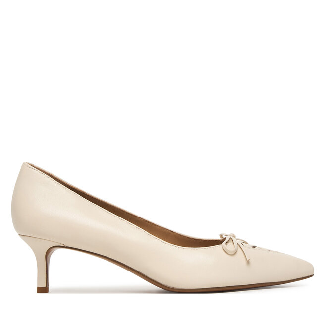 Czółenka LAUREN RALPH LAUREN 802P06371004 Kremowy - kobiece