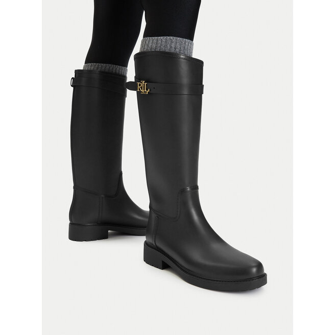 Kalosze LAUREN RALPH LAUREN 802980678001 Czarny - kobiece