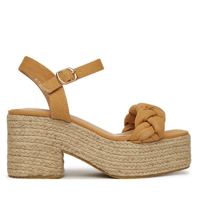 Espadryle DeeZee XFV20019-09 Beżowy - kobiece