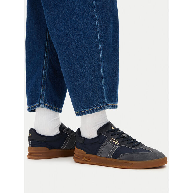 Sneakersy Polo Ralph Lauren 804P04919005 Granatowy - kobiece