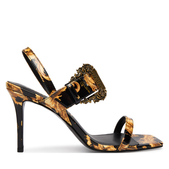 Sandały Versace Jeans Couture 80VA3S71 ZS366 G89 Czarny - kobiece