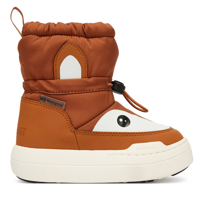 Śniegowce Moon Boot Mb Jr Park Tube Mid Animal Wp 80D3440100 S Brązowy - chłopięce