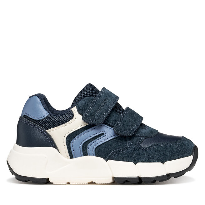 Sneakersy Geox B Flexyper Mini Boy B656GC 05422 C4250 S Granatowy - chłopięce
