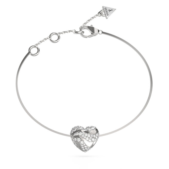Bransoletka Guess JUBB04 502JW Srebrny -