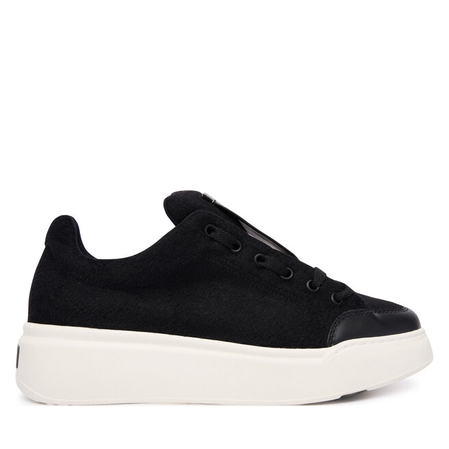 Sneakersy Max Mara Maxiwk 2524766012650 Czarny - kobiece