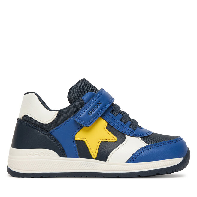 Sneakersy Geox B Rishon Boy B560RA 054FU C0657 Granatowy - chłopięce