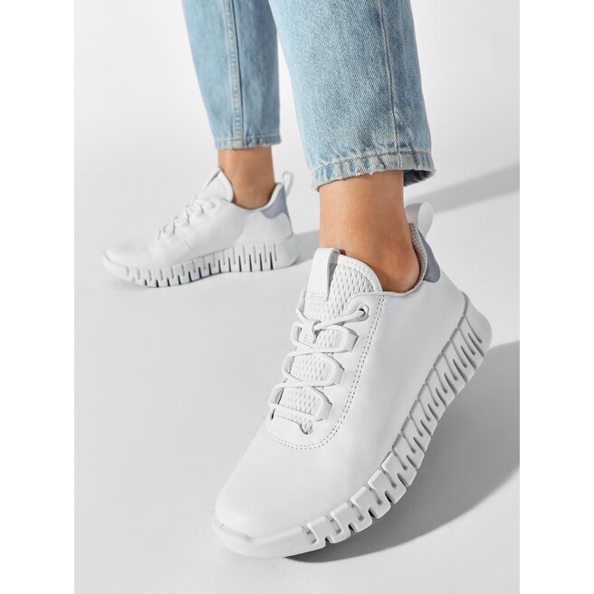 Sneakersy ECCO GRUUV W 21820360718 Biały - kobiece