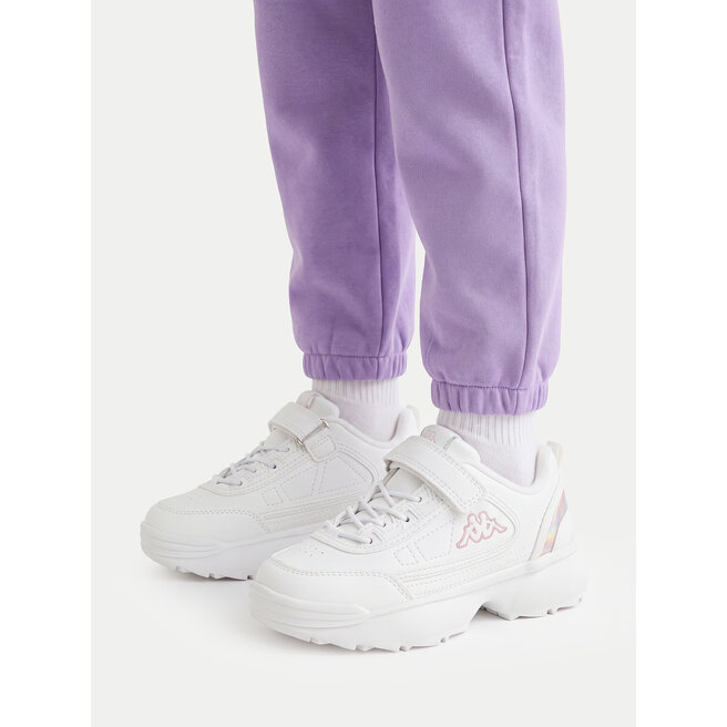 Sneakersy Kappa CEOWB-SS24-3CK10 Biały - dziewczęce