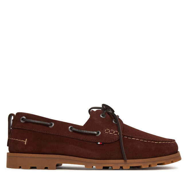 Mokasyny Tommy Hilfiger Light Sde FM0FM05747 Brązowy -