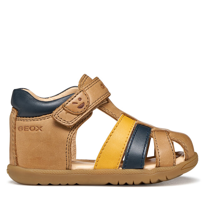 Sandały Geox B Sandal Macchia Boy B254VA 0CL78 CT6F4 Brązowy - chłopięce