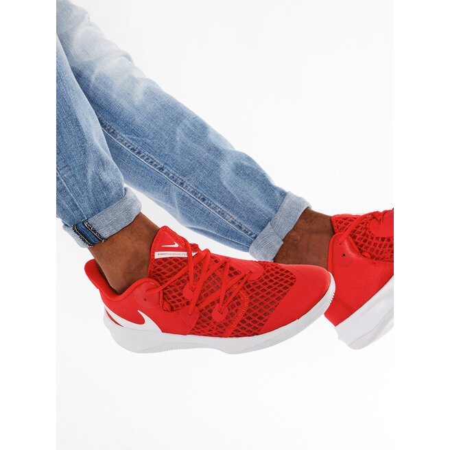 Buty halowe Nike Zoom Hyperspeed Court CI2964 610 Czerwony - męskie