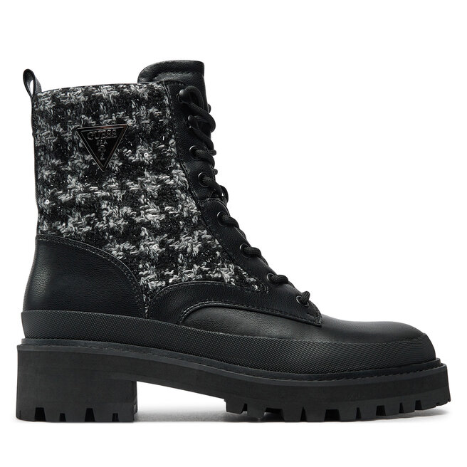 Trapery Guess Badany FLFBDN ELE10 Czarny - kobiece