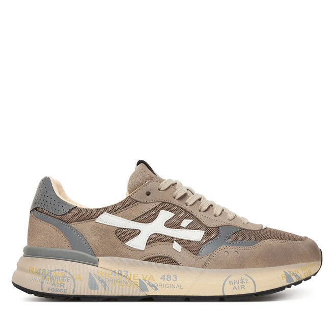 Sneakersy Premiata Mick0.1 Var 8118 Brązowy - męskie