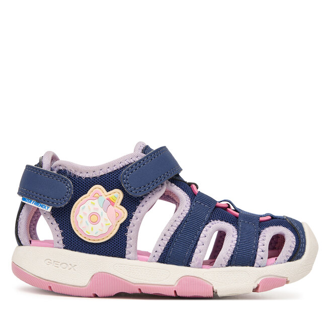 Sandały Geox B Sandal Multy Girl B650DA 01450 C4215 S Granatowy - dziewczęce