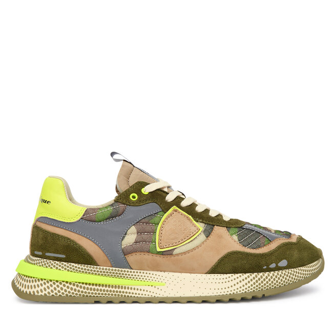 Sneakersy Philippe Model A012050 OYLU CR01 Khaki - męskie