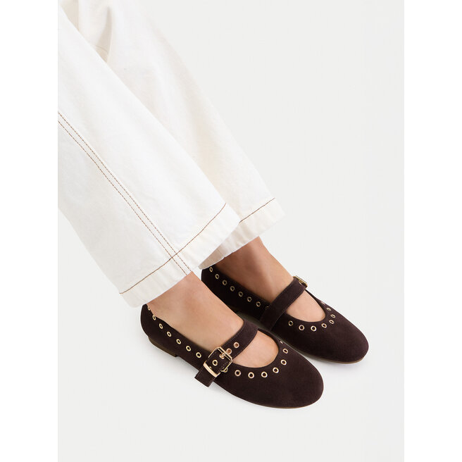 Baleriny Lasocki CEO-HY62517-2 Brązowy -