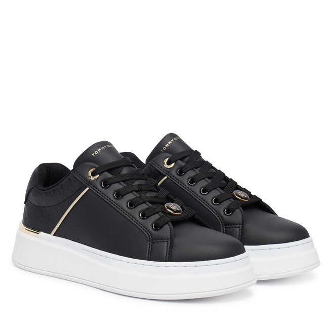 Sneakersy Tommy Hilfiger T3A9-35093-1955999 Czarny - dziewczęce