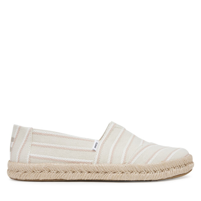 Espadryle Toms Natural Woven Stripes 10021816 Beżowy - kobiece