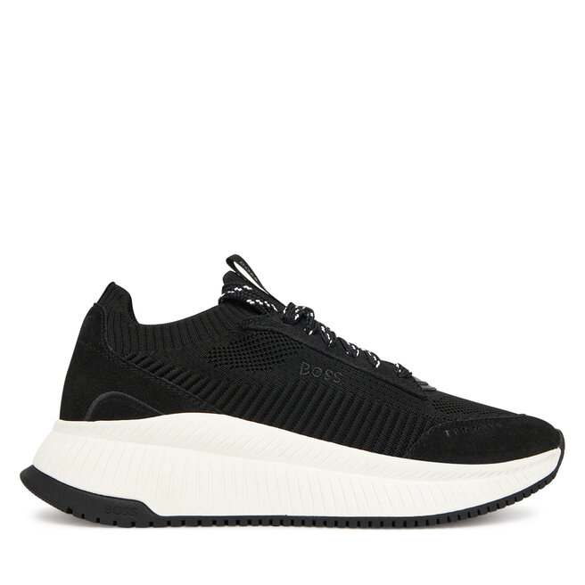 Sneakersy BOSS TTNMEVO 50536413 Czarny - kobiece