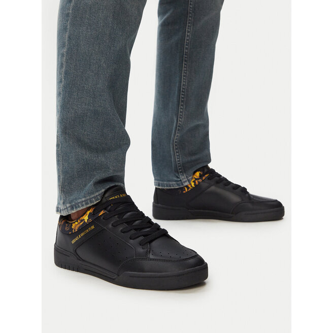 Sneakersy Versace Jeans Couture 79YA3SD6 ZPB38 Czarny - męskie