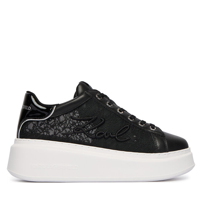 Sneakersy KARL LAGERFELD Anakapri KL63510L Czarny - kobiece