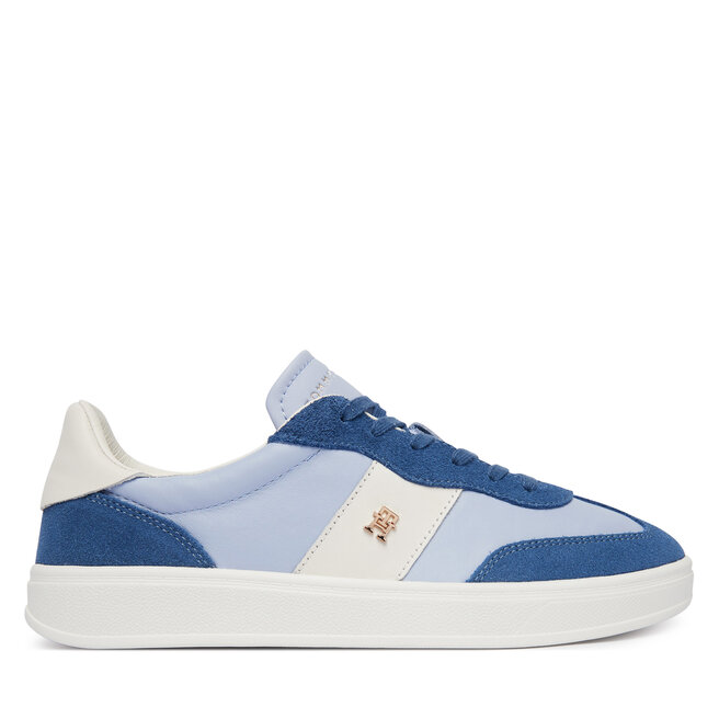 Sneakersy Tommy Hilfiger Premium Heritage FW0FW09497 Niebieski jasny - kobiece