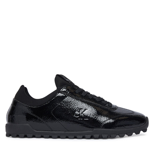 Sneakersy Calvin Klein Low Profile Run Mg Pol Mix Mat HW0HW03284 Czarny - kobiece