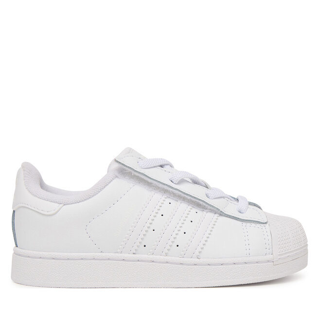 Sneakersy adidas Superstar II Elastic Lace JH9986 Biały - chłopięce