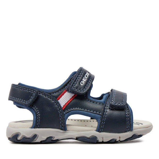 Sandały Geox B Sandal Flaffee Boy B4559A 08515 C4002 M Granatowy - chłopięce