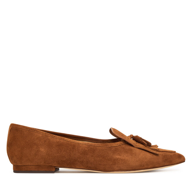Baleriny LAUREN RALPH LAUREN 802P04175002 Brązowy -
