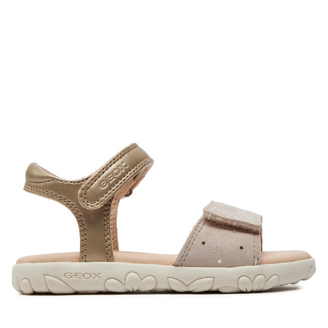 Sandały Geox J Sandal Haiti Girl J028ZA 007NF C0208 M Złoty - dziewczęce