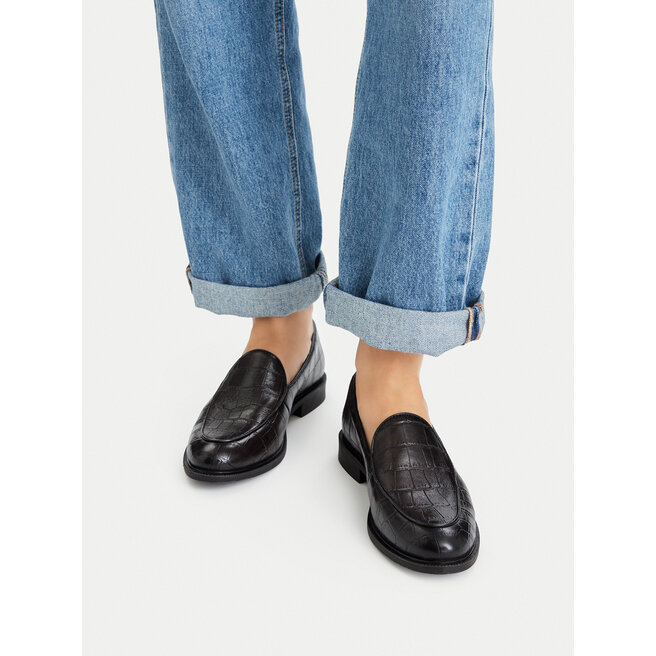 Loafersy MEXX EO-WI44-ANTLER-01 Brązowy ciemny - kobiece