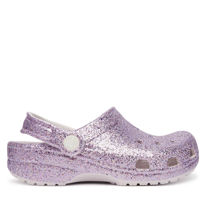 Klapki Crocs Classic Chunky Glitter Clog K 211939 Fioletowy -