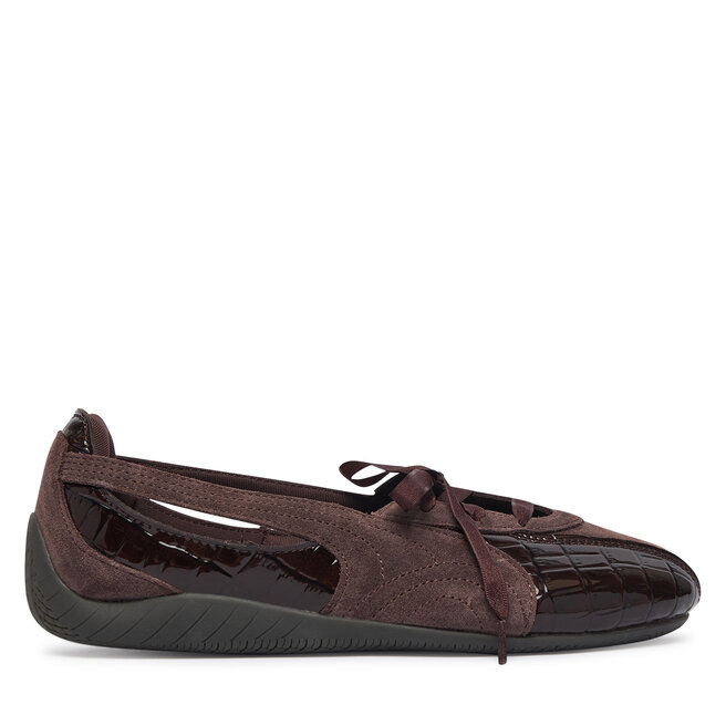 Baleriny Puma Speedcat Ballet Nova Croc 40881301 Brązowy -