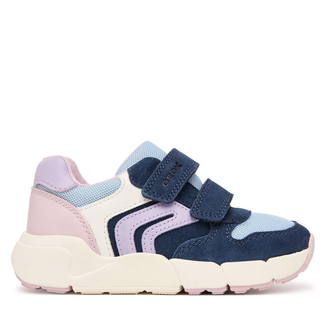 Sneakersy Geox B Flexyper Mini Girl B656NA 01422 CF48S S Granatowy - dziewczęce