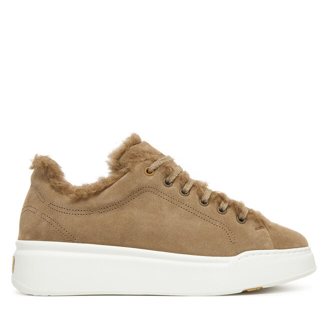Sneakersy Max Mara Tmaxi 2524766192650 Brązowy - kobiece