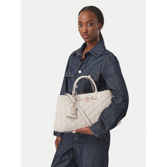 Torebka Guess Frances HWQG22 41060 Kremowy -