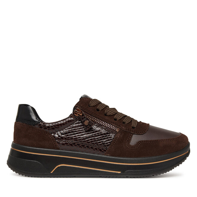 Sneakersy Ara Sapporo 3.0 12-27540-27 Brązowy ciemny - kobiece