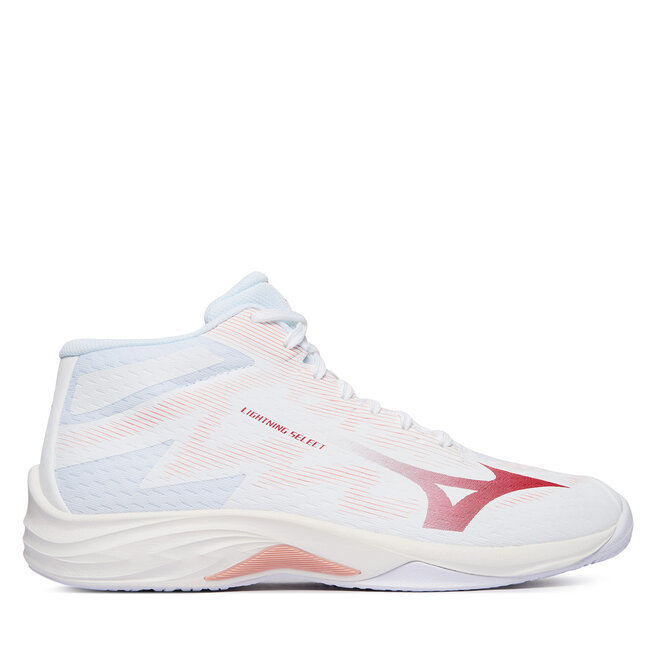 Buty halowe Mizuno Lightning Select Mid V1GC2675 Biały - męskie