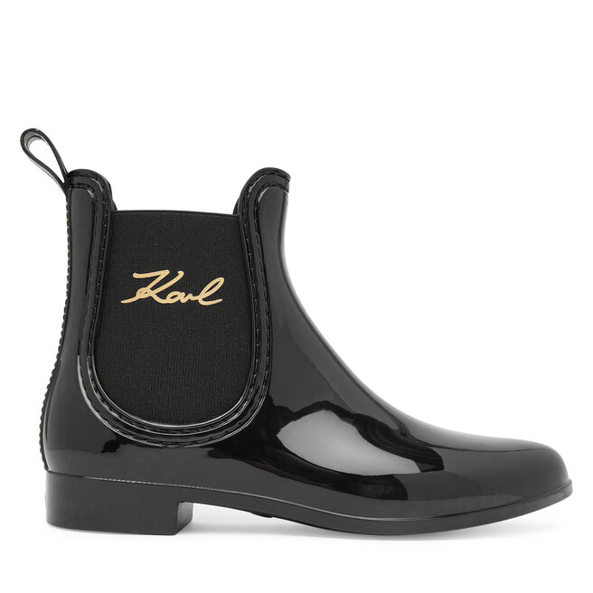 Kalosze KARL LAGERFELD Kalosh II KL94775 Czarny - kobiece
