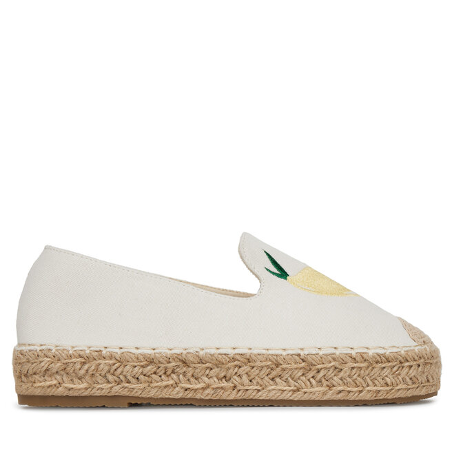 Espadryle DeeZee 8-807-2 Biały - kobiece